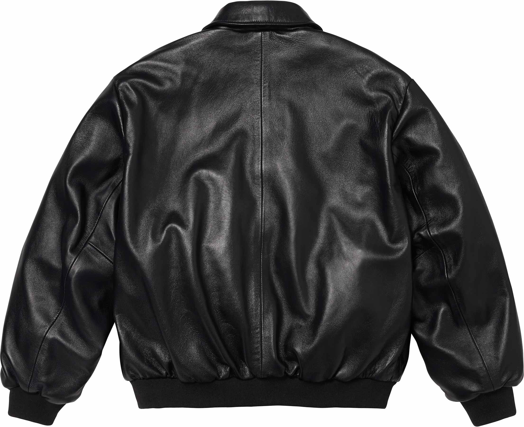 Supreme®/Schott® Hooded Leather Bomber Jacket view 16